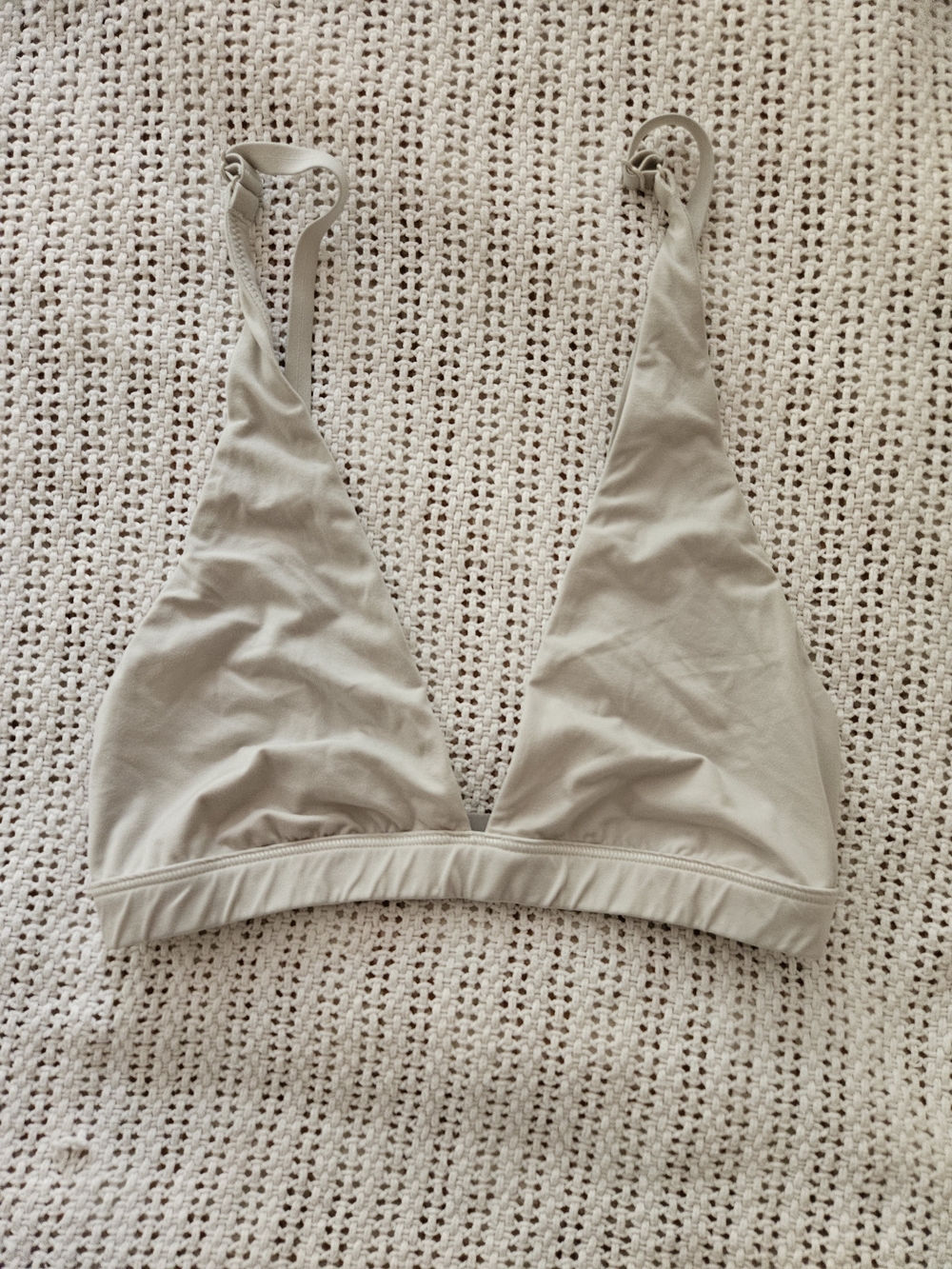 Lululemon athletica Lightweight Triangle Bralette in Light Gray